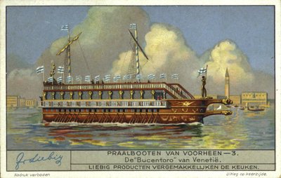 The Bucentaur, state galley of the Doges of Venice by European School